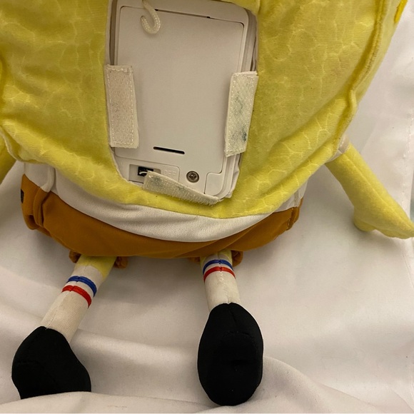 Vintage Nickelodeon Babbling SpongeBob SquarePants Talking Plush Toy 2000 Works - Picture 2 of 14
